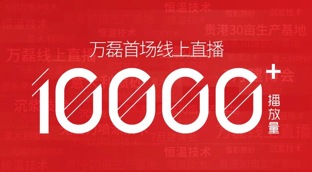 10000+人氣，萬磊首場線上直播 完美收官！